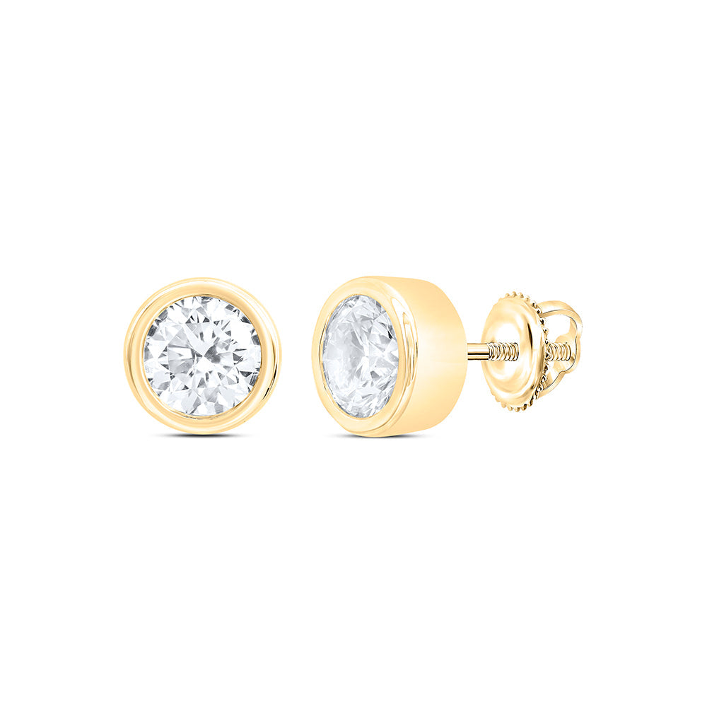 1CTW-NAT DIA EXCELLENT STUD SOLITAIRE EARRING Daisy Joyeria