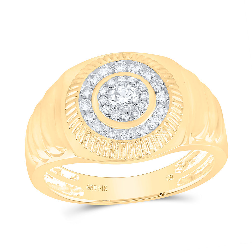 1/2CTW-DIA CN FASHION MENS RING 10 Daisy Joyeria