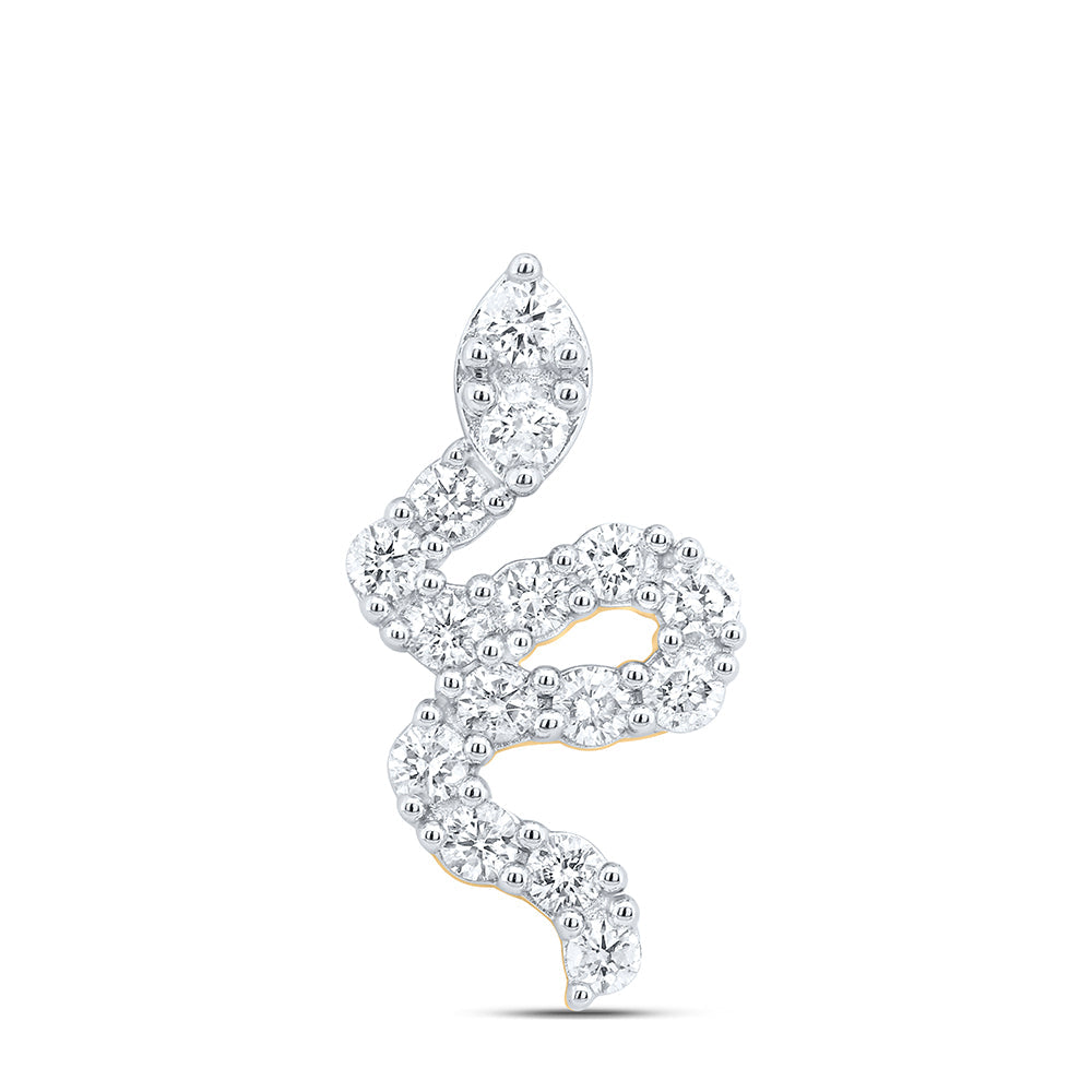 1/2CTW-DIA CN FASHION SNAKE PENDANT Daisy Joyeria