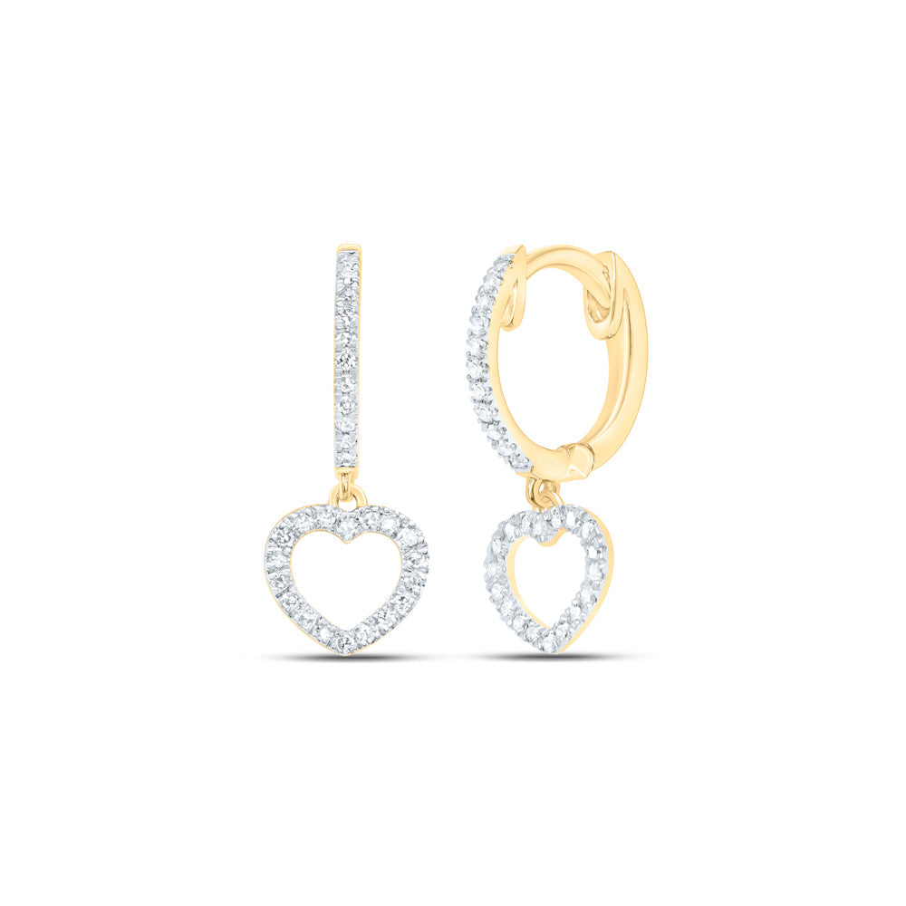 1/6CTW-DIA CN FASHION DANGLING EARRING Daisy Joyeria