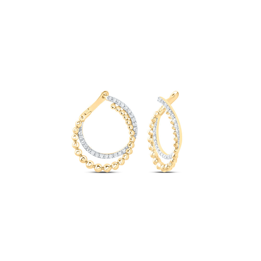 1/2CTW-DIA ANA M FASHION HOOP EARRING Daisy Joyeria