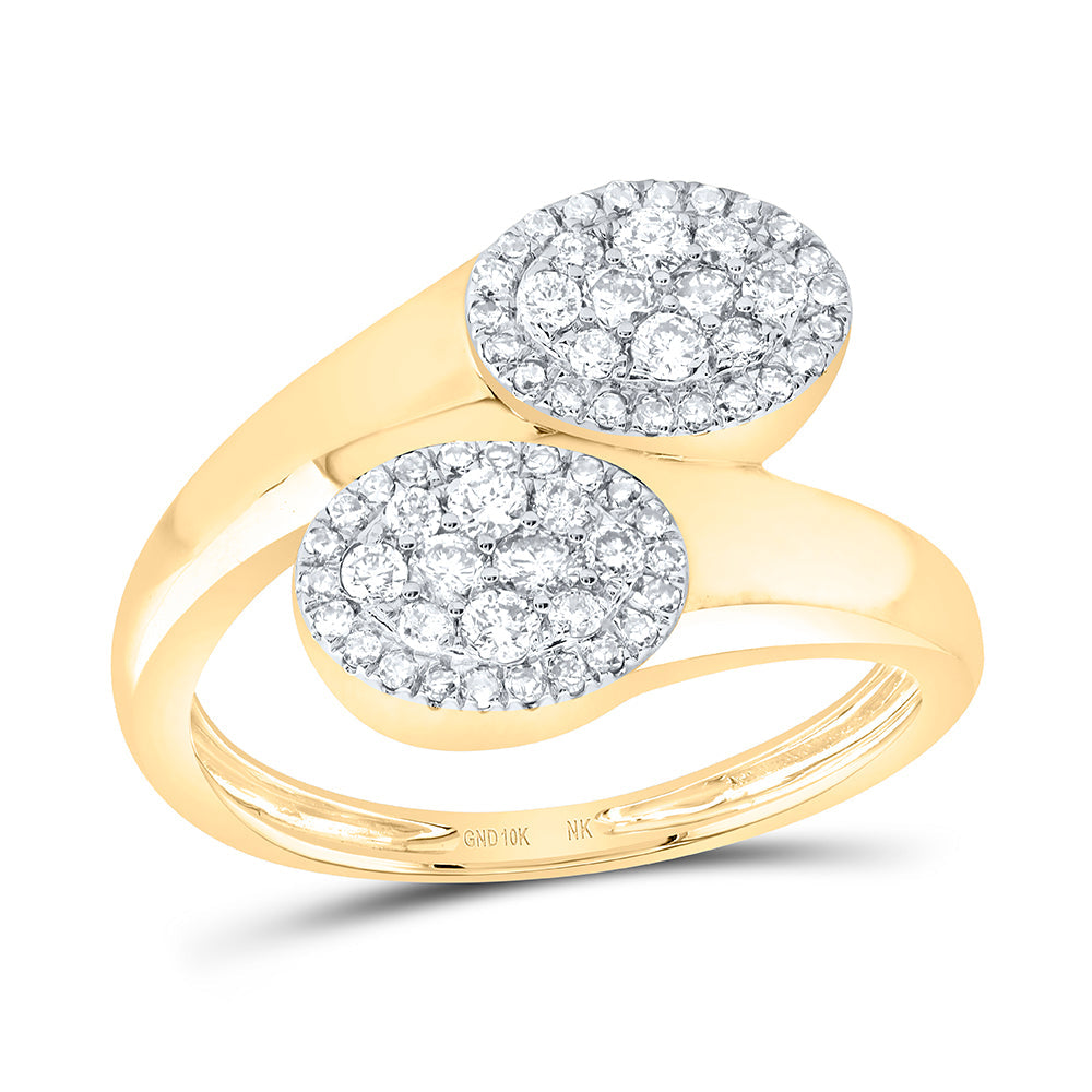 1/2CTW-DIA NK FASHION OVAL RING 7 Daisy Joyeria