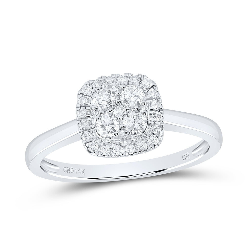 1/3CTW-DIA CN FASHION CUSHION RING 7 Daisy Joyeria