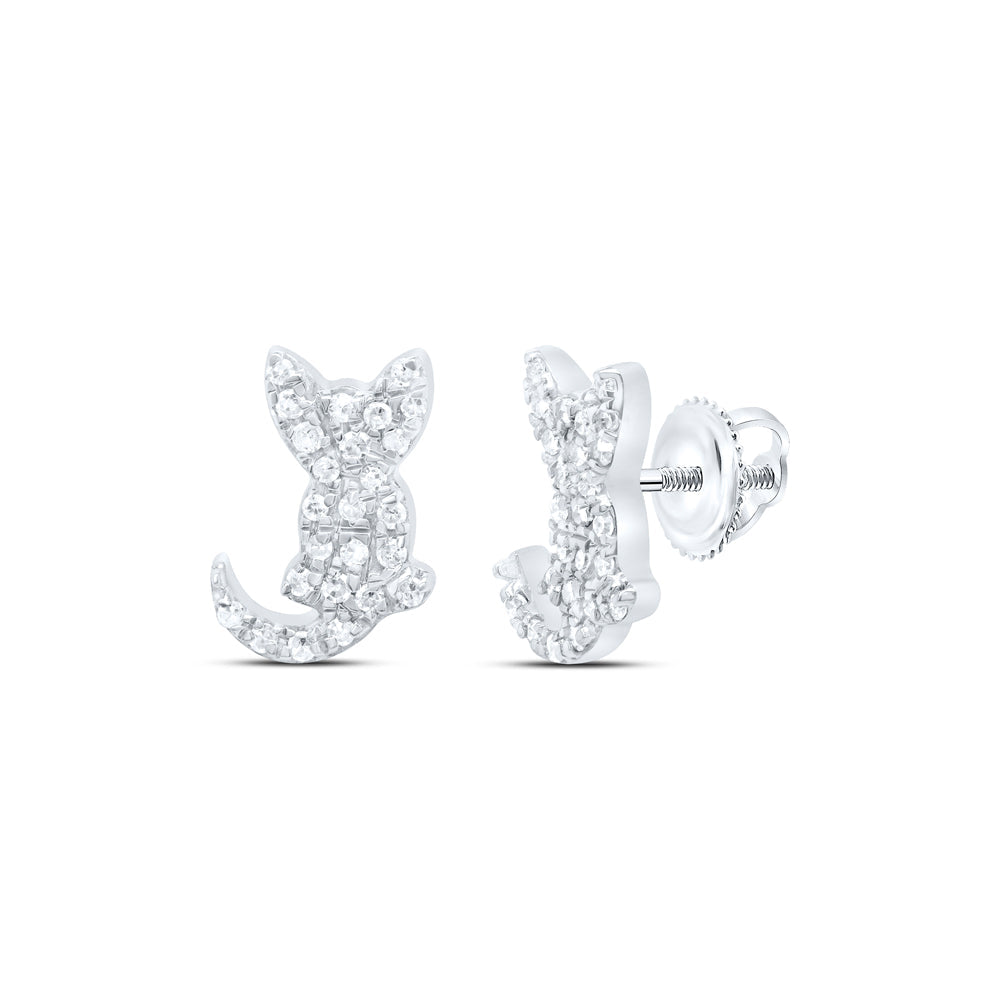 1/6CTW-DIA P1 GIFT EARRING Daisy Joyeria