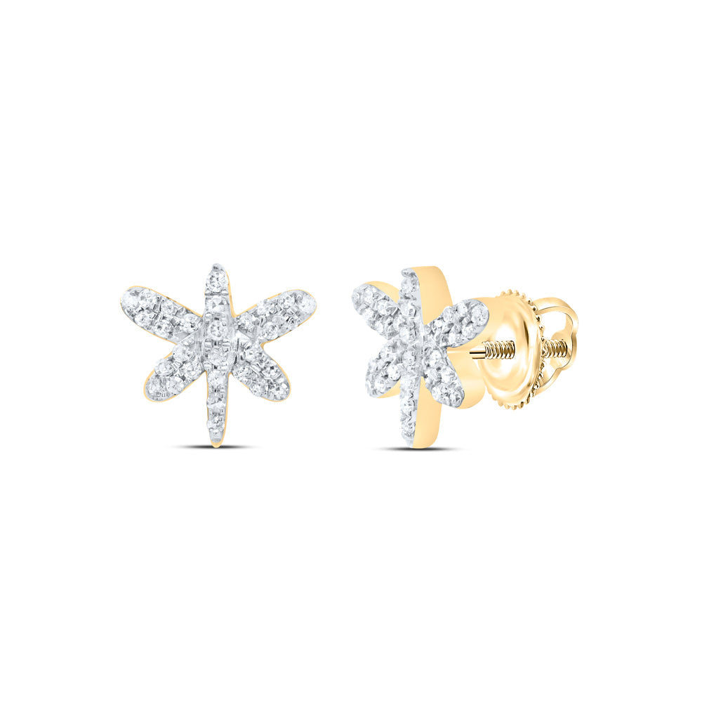 1/6CTW-DIA P1 GIFT EARRING Daisy Joyeria