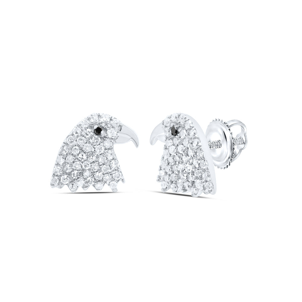 1/5CTW-DIA P1 GIFT RD-BLACK DIAMOND EARRING Daisy Joyeria