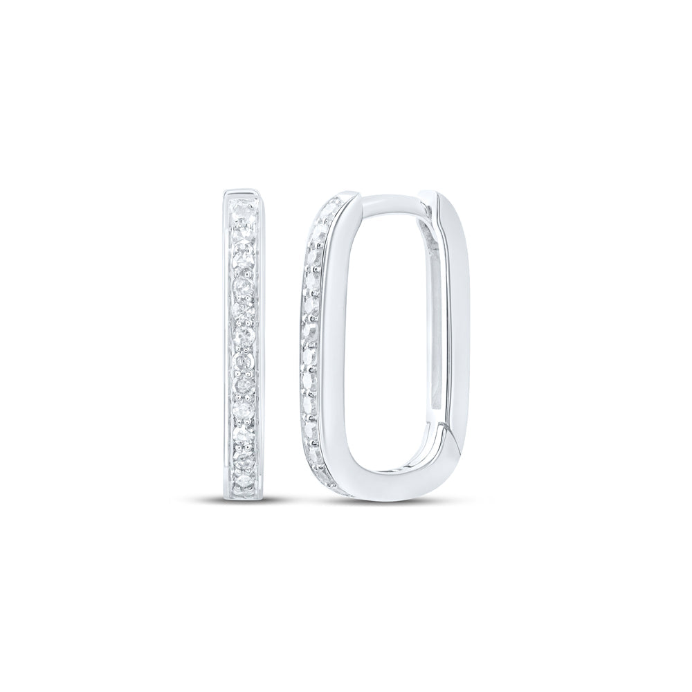 1/3CTW-DIA P1 GIFT HOOPS HUGGIES EARRING Daisy Joyeria