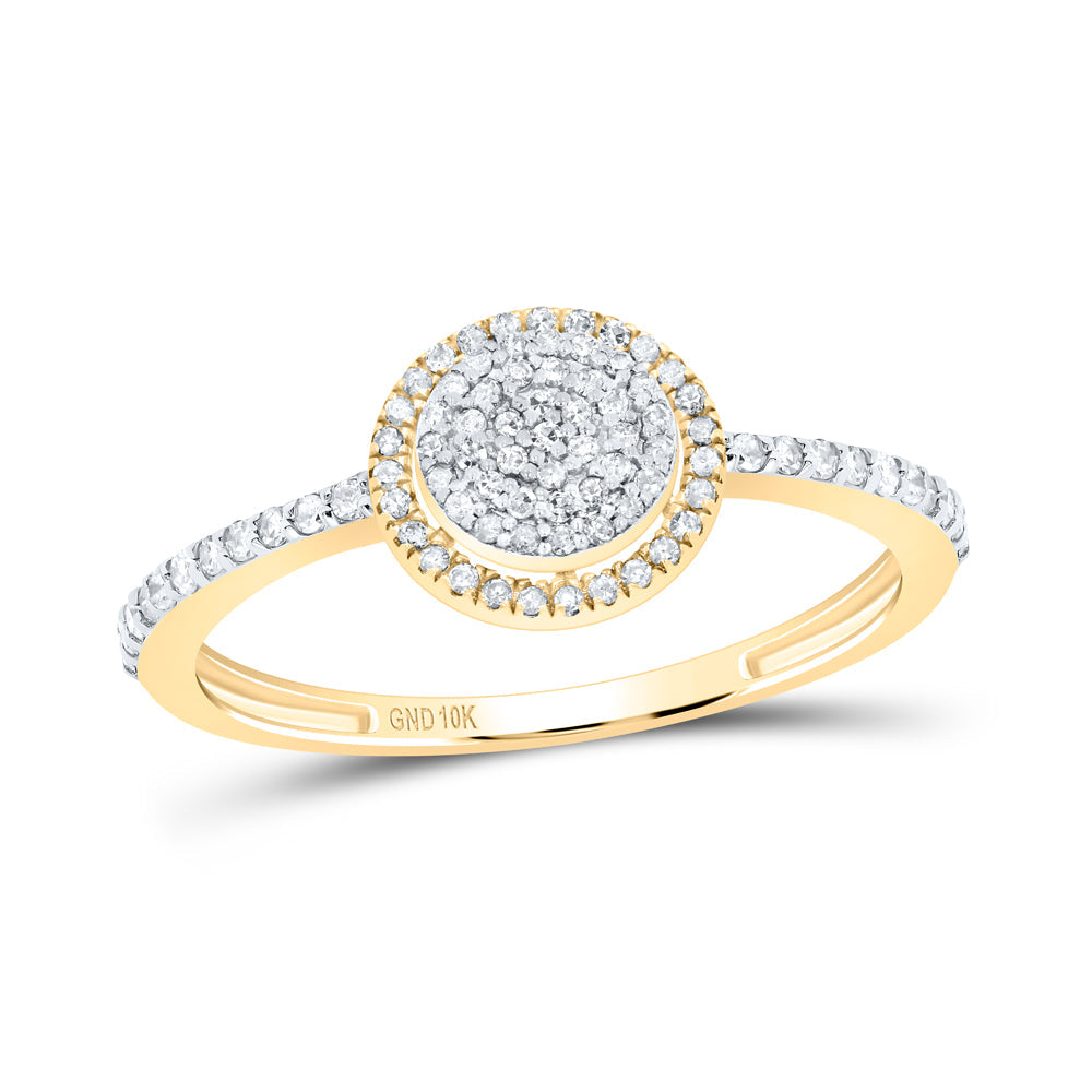 1/3CTW-NAT DIA P1 GIFT ROUND RING 7 Daisy Joyeria
