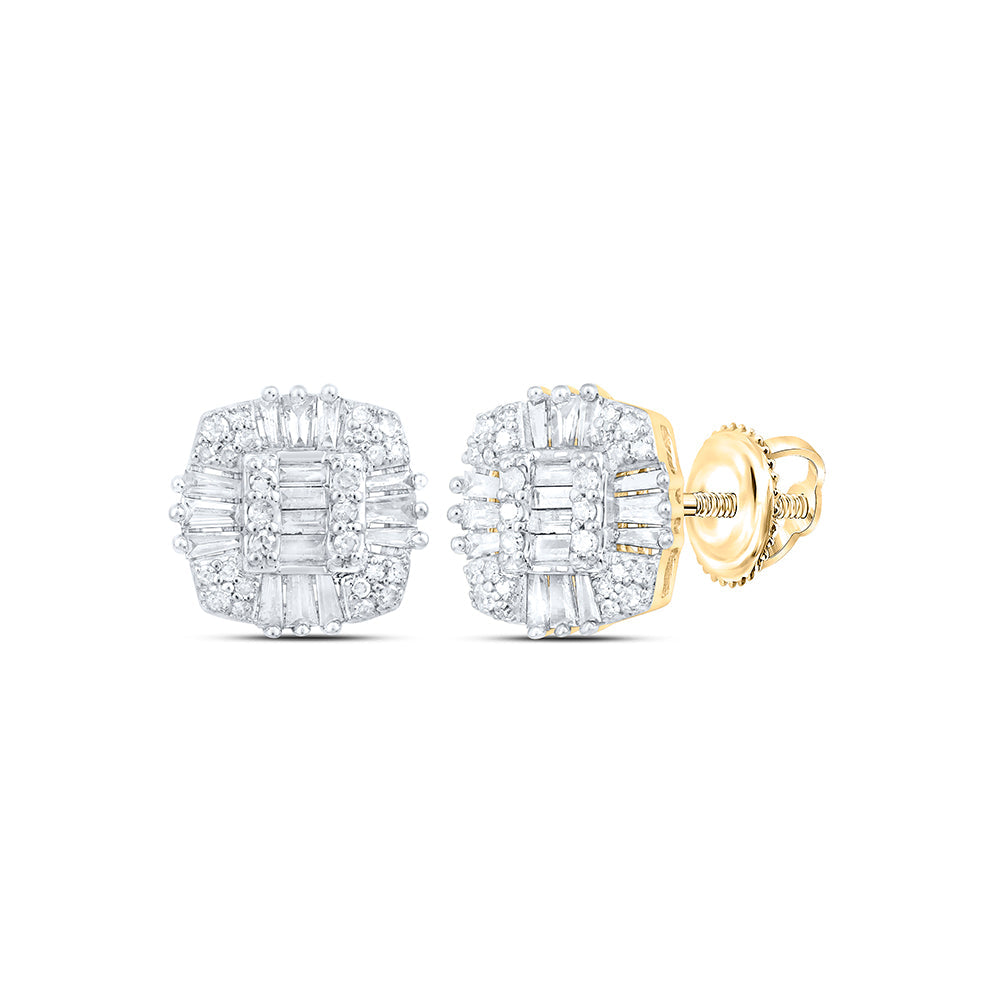 3/4CTW-DIA P1 GIFT CUSHION STUD EARRING Daisy Joyeria