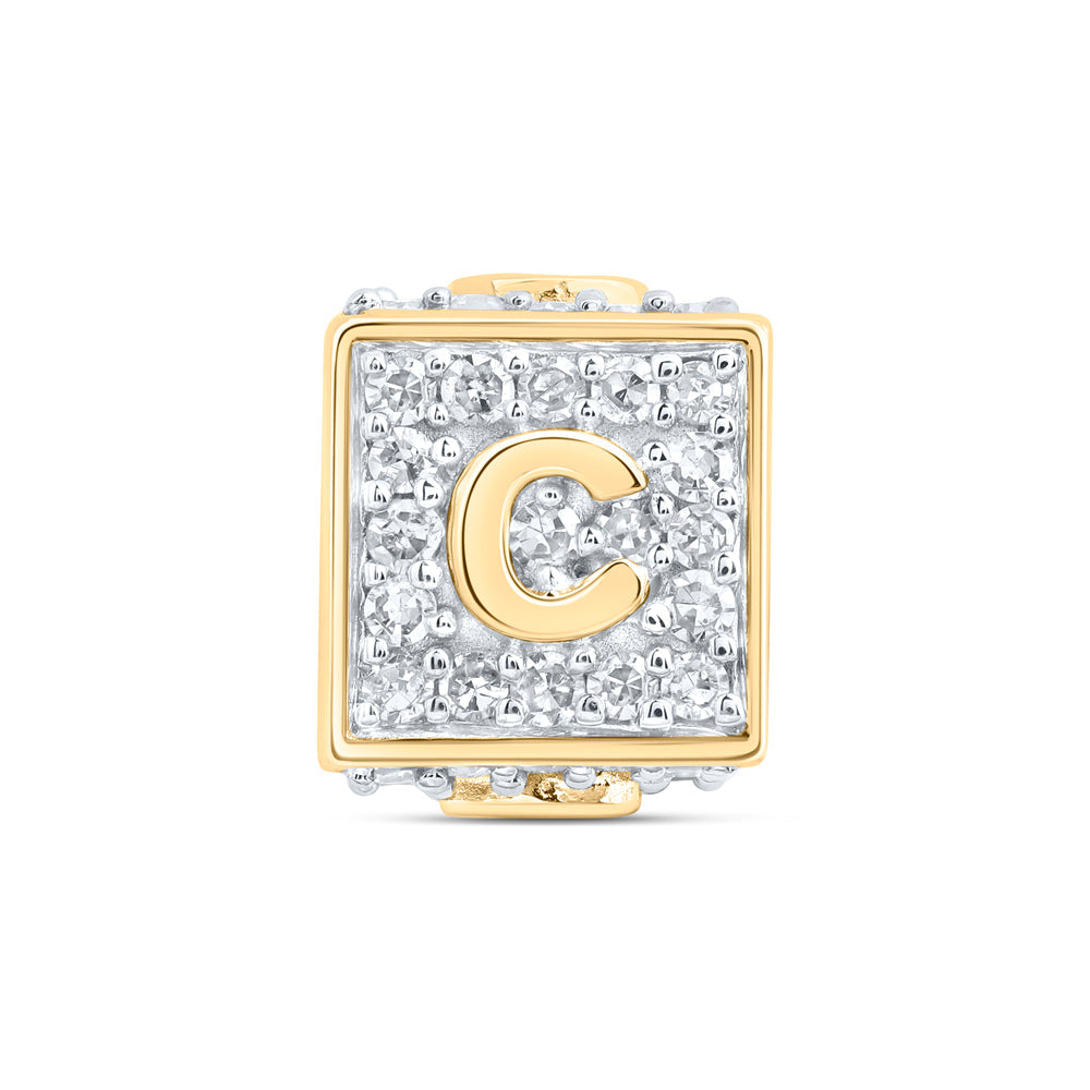 1/3CTW-DIA NK FASHION INITIAL "C" BRACELET BOX Daisy Joyeria