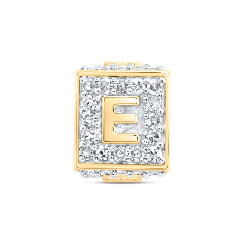 1/4CTW-DIA NK FASHION INITIAL "E" BRACELET BOX Daisy Joyeria