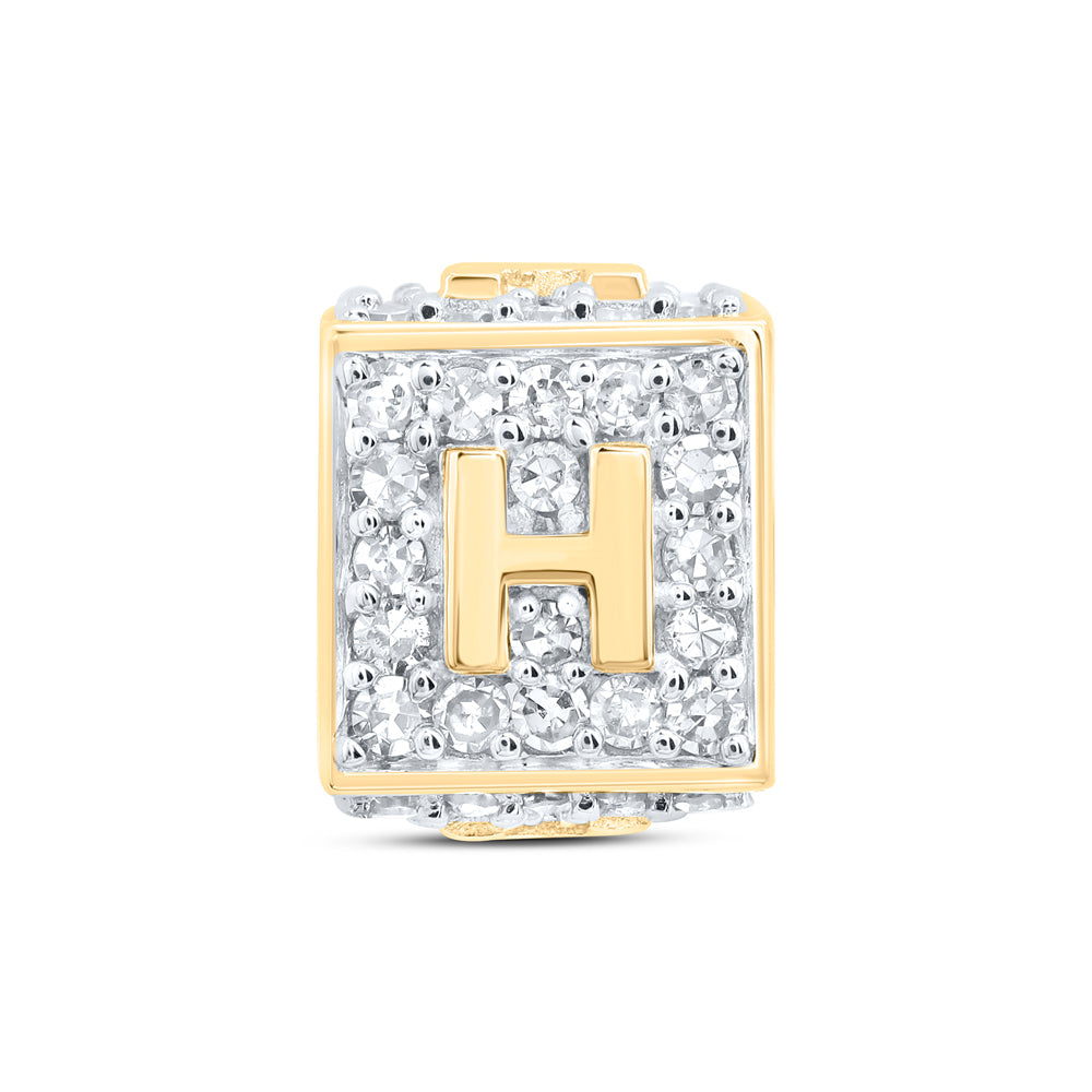 1/3CTW-DIA NK FASHION INITIAL "H" BRACELET BOX Daisy Joyeria