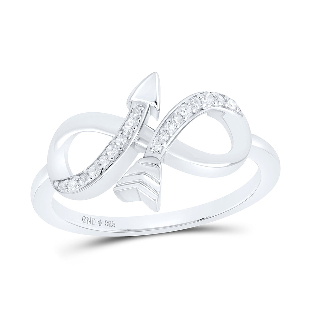 1/10CTW-DIA P1 GIFT ARROW RING 7 Daisy Joyeria