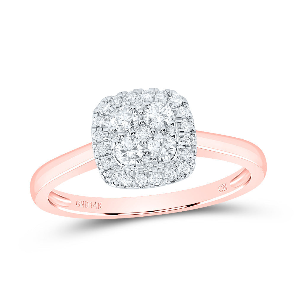 1/3CTW-DIA CN FASHION CUSHION RING 7 Daisy Joyeria
