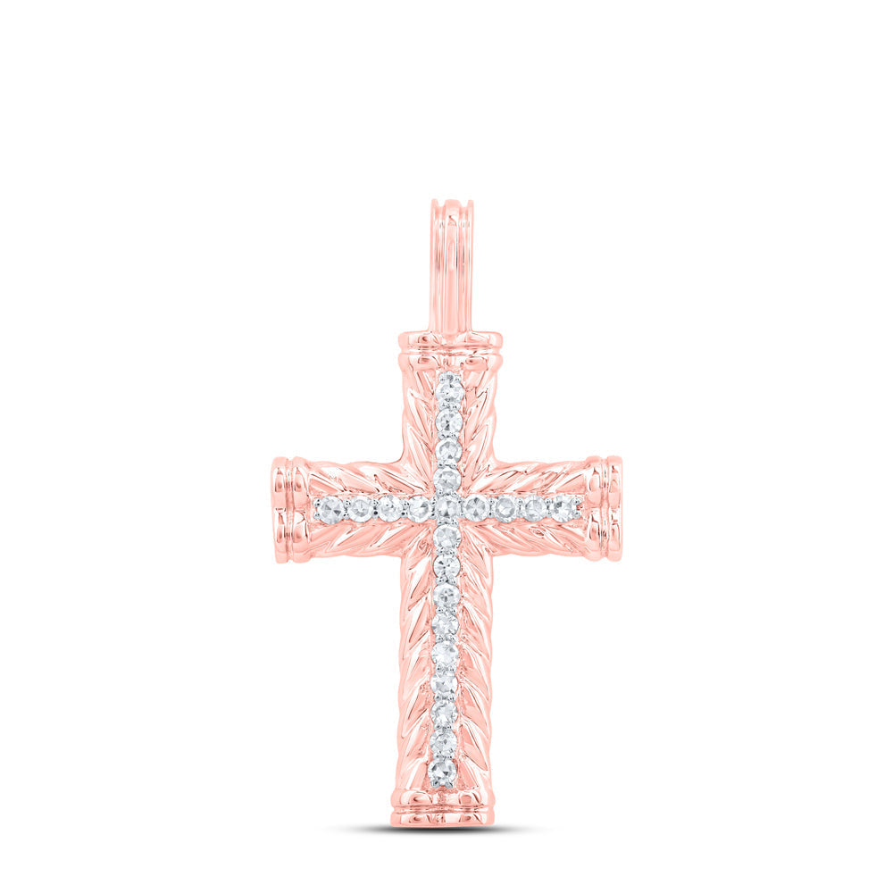 1/10CTW DIA NK GIFT CROSS PENDANT Daisy Joyeria