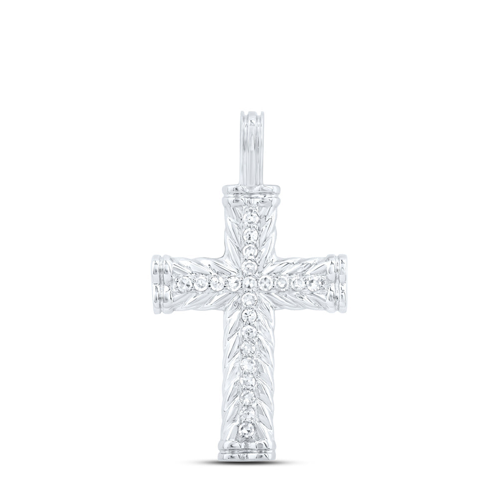 1/10CTW DIA NK GIFT CROSS PENDANT Daisy Joyeria