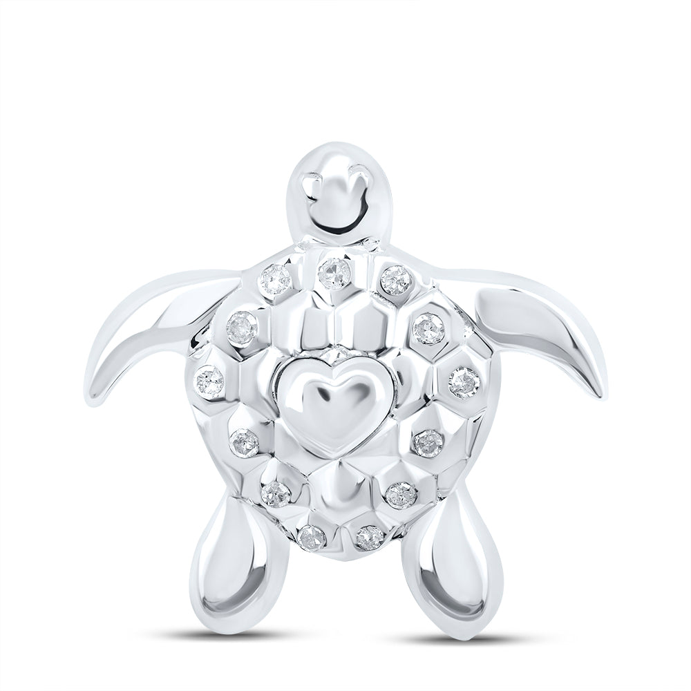 1/12CTW-DIA P1 GIFT TURTLE PENDANT Daisy Joyeria