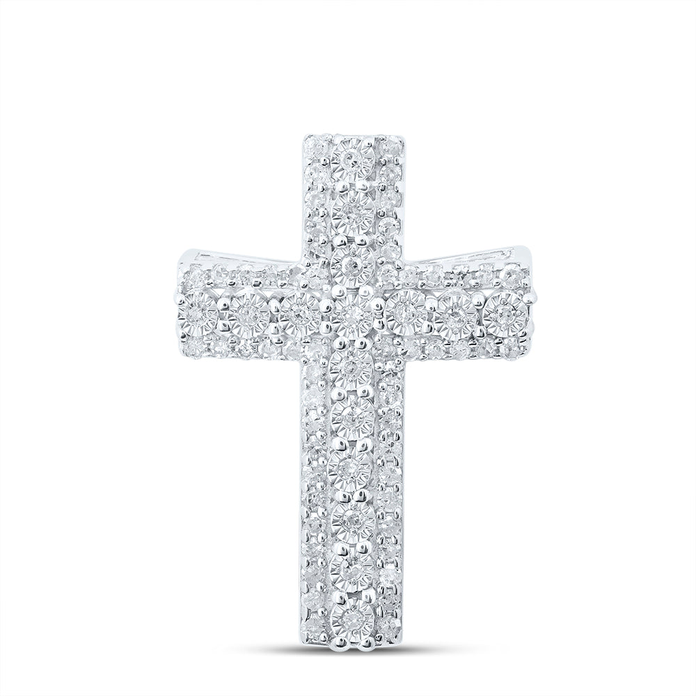 1/4CTW-DIA P1 GIFT CROSS PENDANT Daisy Joyeria