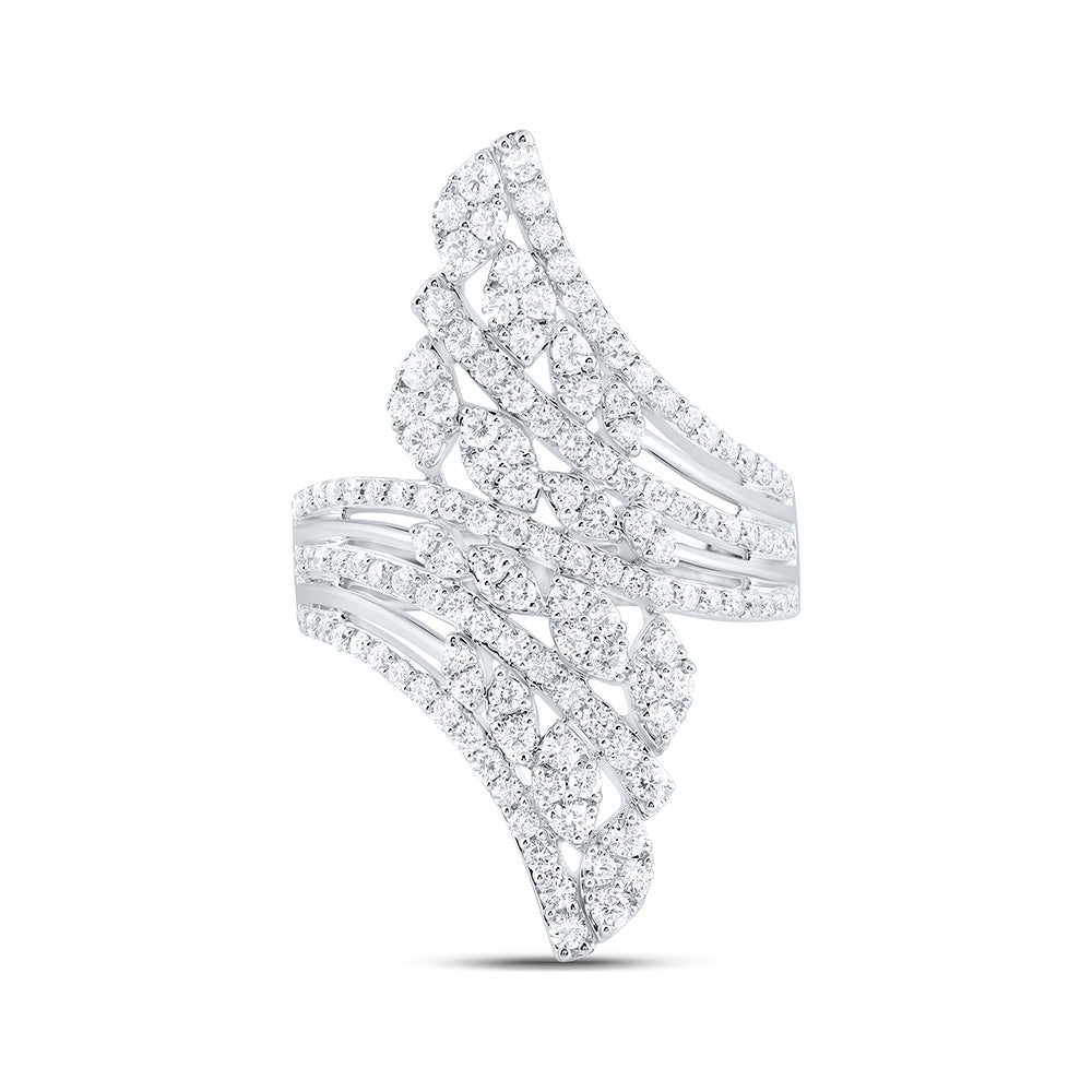 1 1/4CTW-NAT DIA ANA M FASHION RING 7 Daisy Joyeria