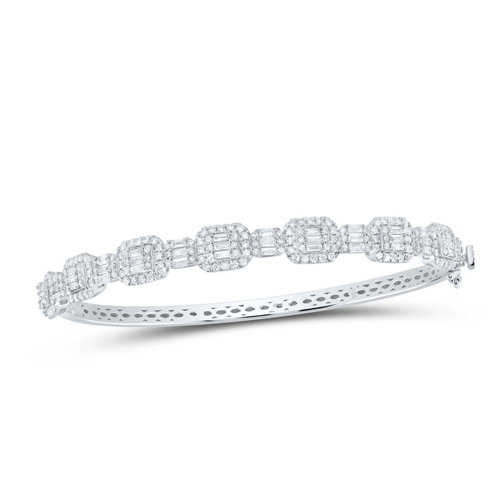 2 1/4CTW-DIA ANA M FASHION LADIES BANGLE (63X51MM) Daisy Joyeria