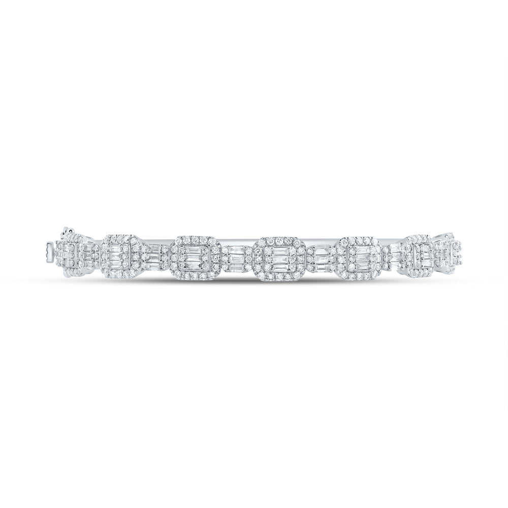 2 1/4CTW-DIA ANA M FASHION LADIES BANGLE (63X51MM) Daisy Joyeria
