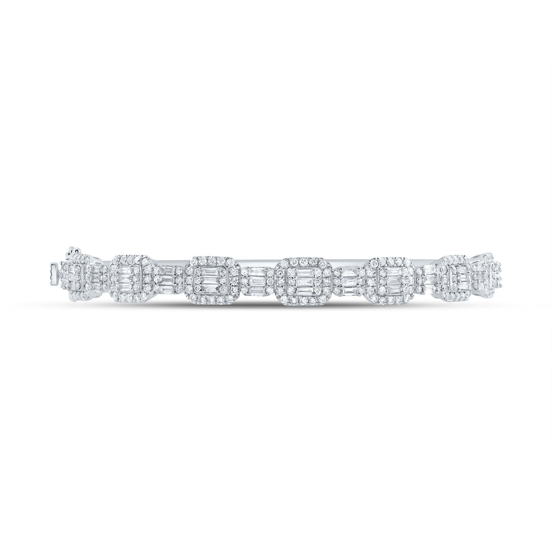 2 1/4CTW-DIA ANA M FASHION LADIES BANGLE (63X51MM) Daisy Joyeria