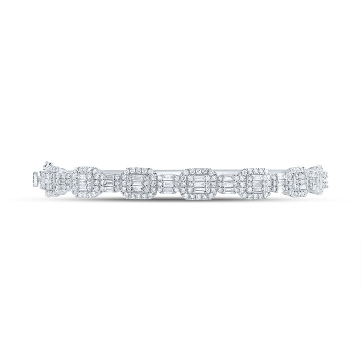 2 1/4CTW-DIA ANA M FASHION LADIES BANGLE (63X51MM) Daisy Joyeria