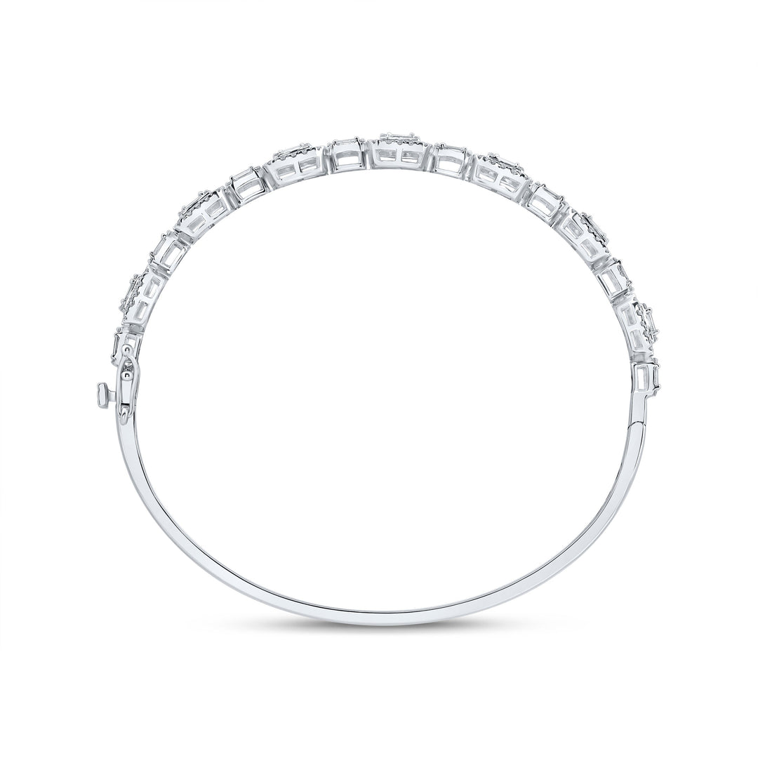 2 1/4CTW-DIA ANA M FASHION LADIES BANGLE (63X51MM) Daisy Joyeria