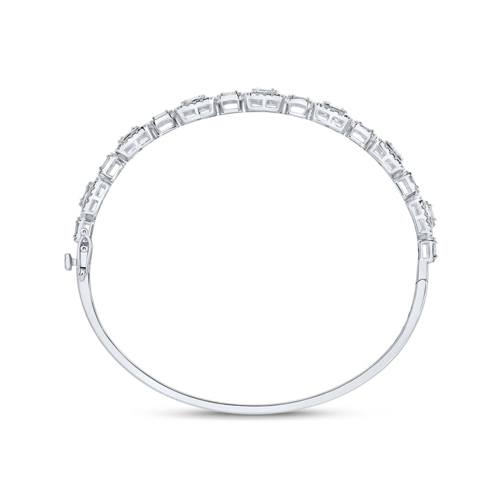 2 1/4CTW-DIA ANA M FASHION LADIES BANGLE (63X51MM) Daisy Joyeria
