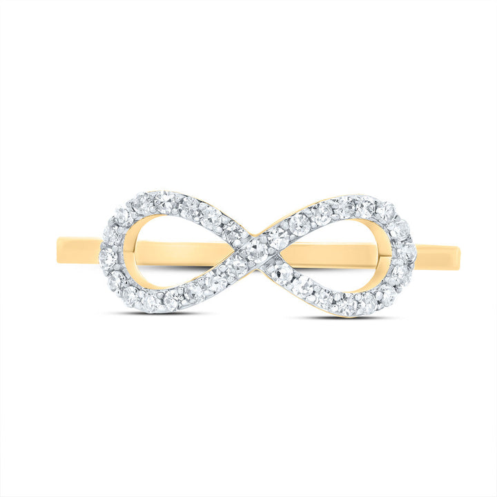 1/6CTW-DIA CN FASHION INFINITY RING 7 Daisy Joyeria