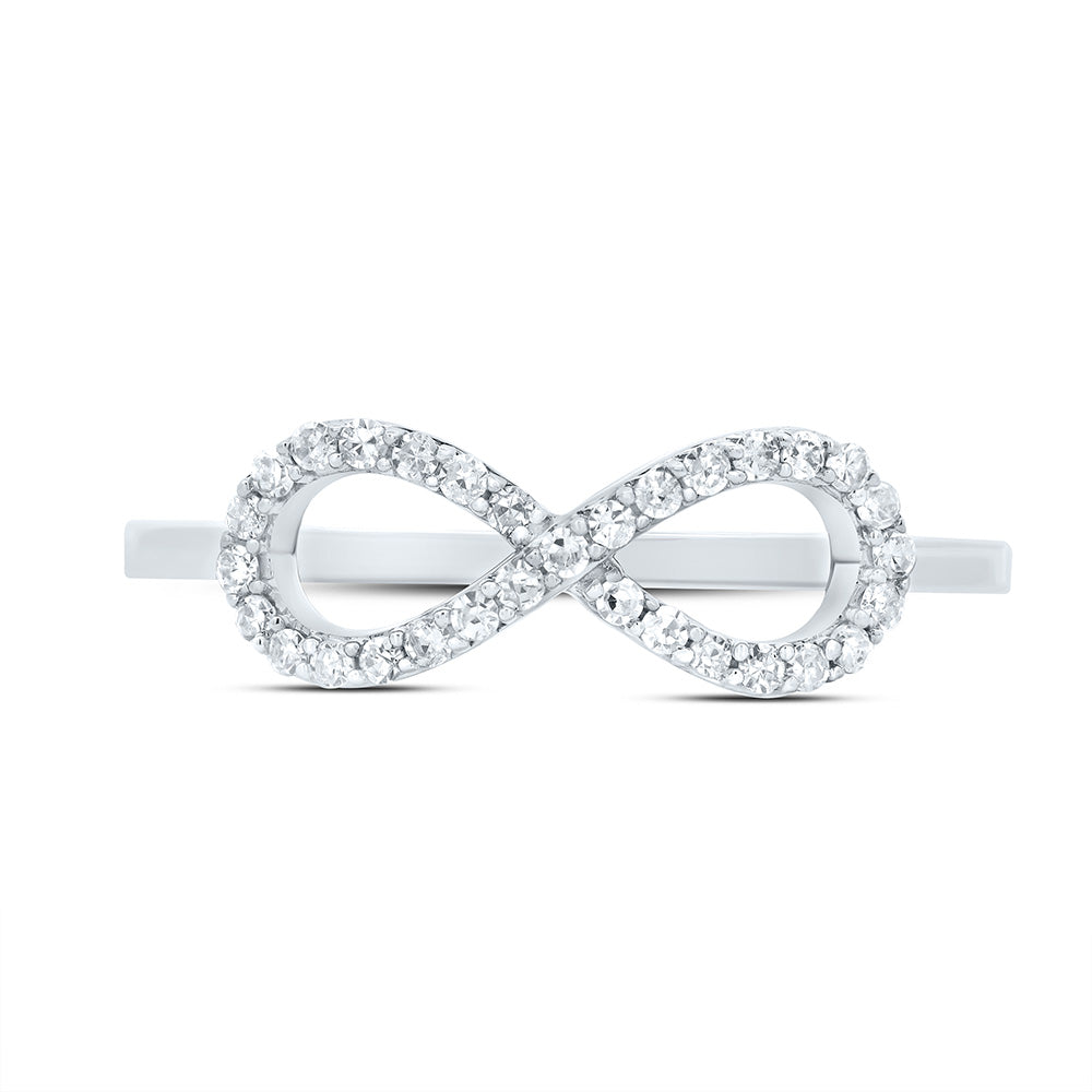 1/6CTW-DIA CN FASHION INFINITY RING 7 Daisy Joyeria