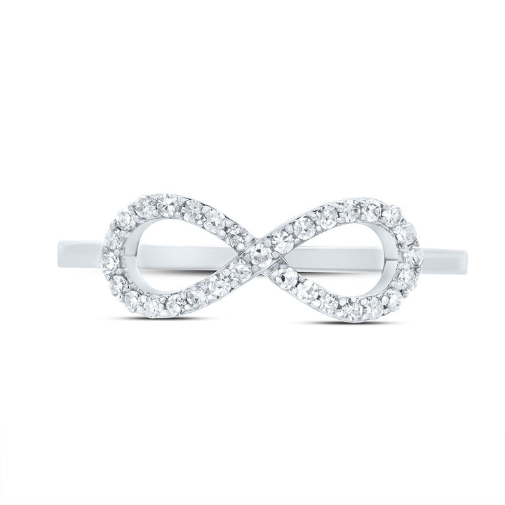 1/6CTW-DIA CN FASHION INFINITY RING 7 Daisy Joyeria