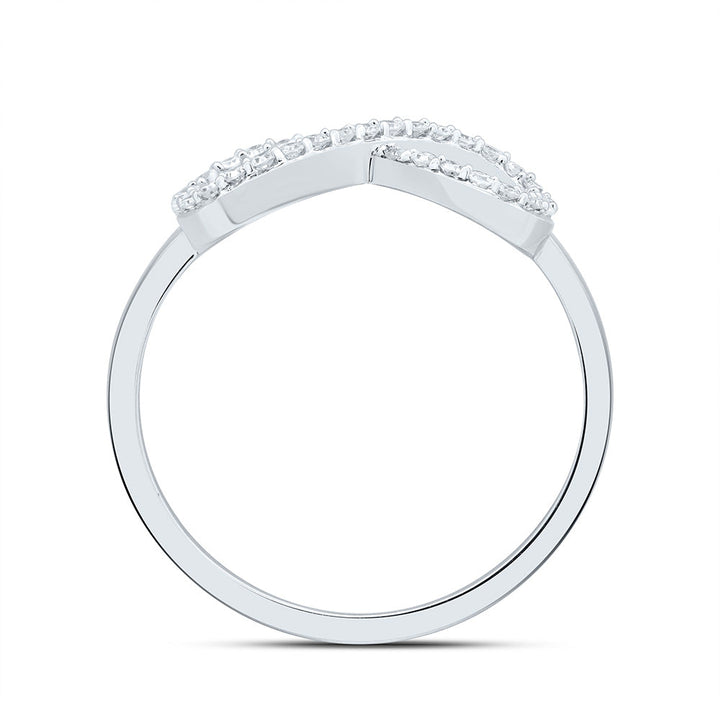 1/6CTW-DIA CN FASHION INFINITY RING 7 Daisy Joyeria