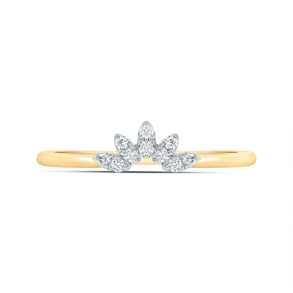 1/10CTW-DIA CN ENHANCER RING 7 Daisy Joyeria
