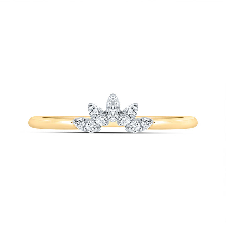 1/10CTW-DIA CN ENHANCER RING 7 Daisy Joyeria