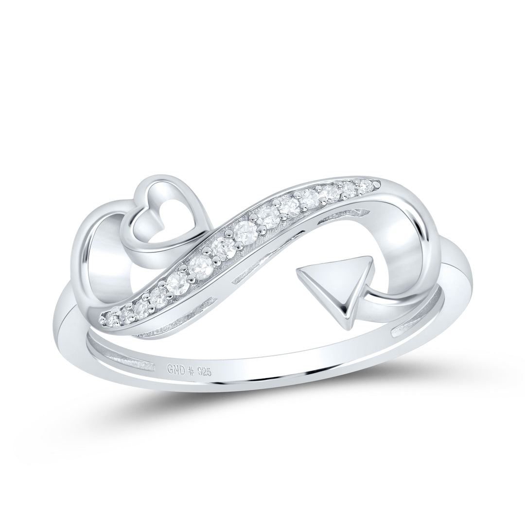 1/12CTW-DIA P1 GIFT HEART RING 7 Daisy Joyeria