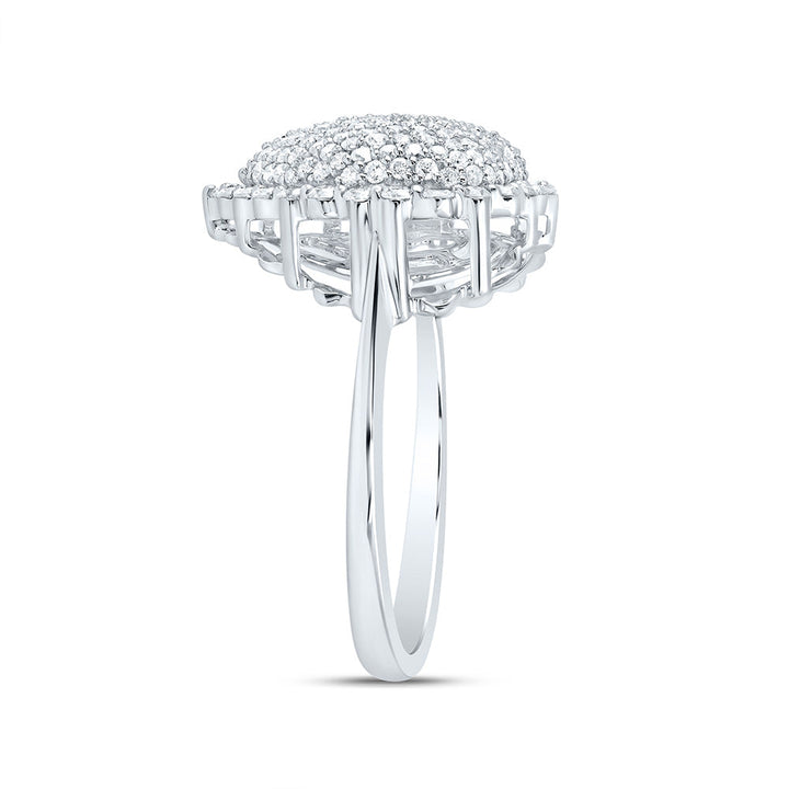 1CTW-NAT DIA CN FASHION HEART RING 7 Daisy Joyeria