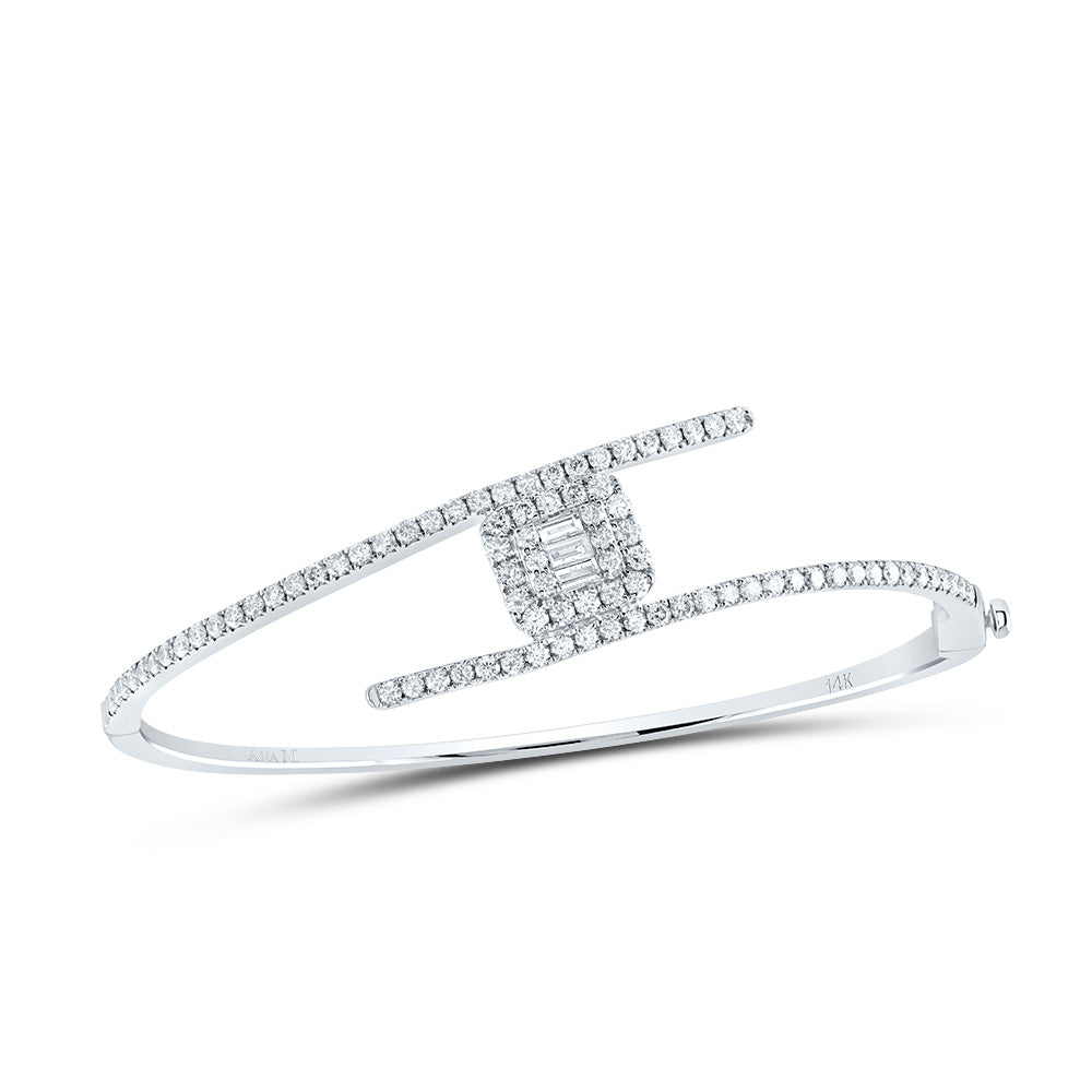1 1/2CTW-NAT DIA ANA M FASHION BANGLE (48X60 MM) Daisy Joyeria