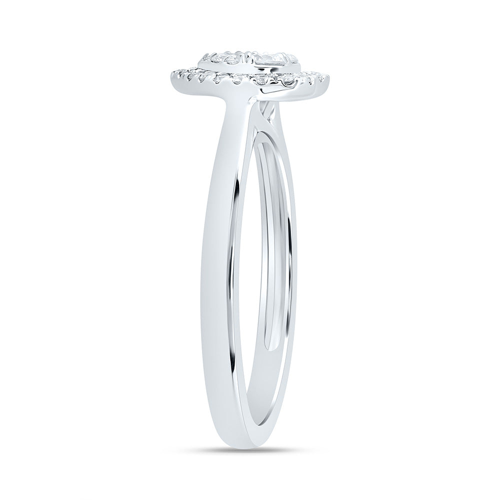 1/3CTW-DIA CN FASHION HEART RING 7 Daisy Joyeria