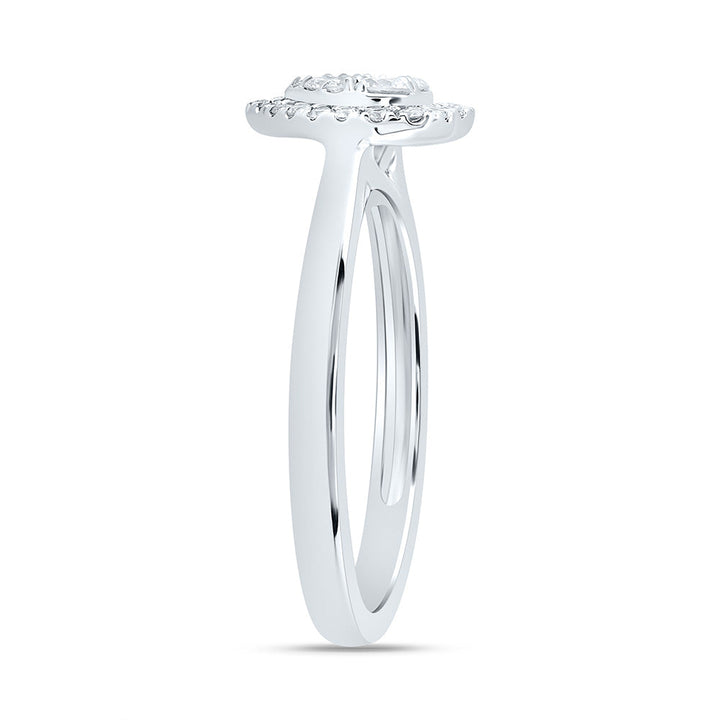 1/3CTW-DIA CN FASHION HEART RING 7 Daisy Joyeria