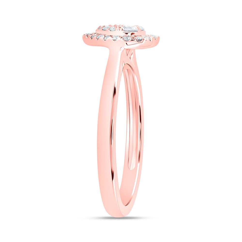 1/3CTW-NAT DIA CN FASHION HEART RING 7 Daisy Joyeria