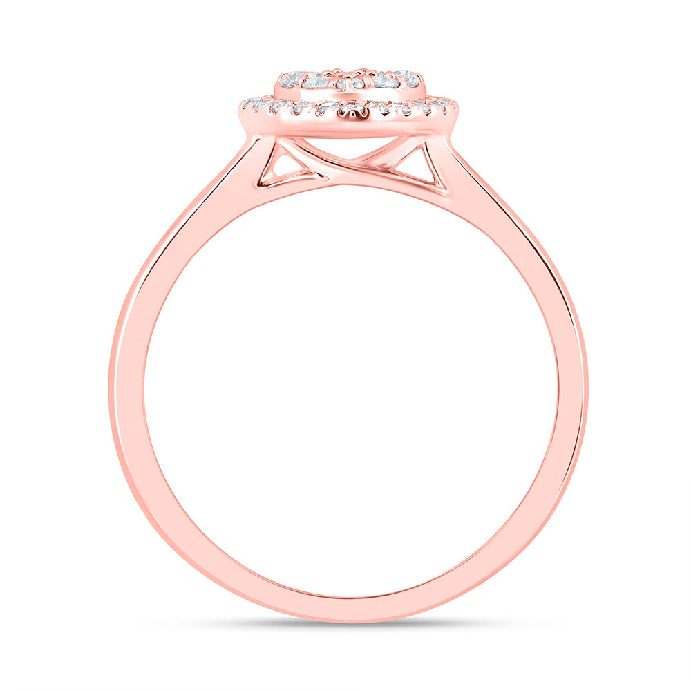 1/3CTW-NAT DIA CN FASHION HEART RING 7 Daisy Joyeria