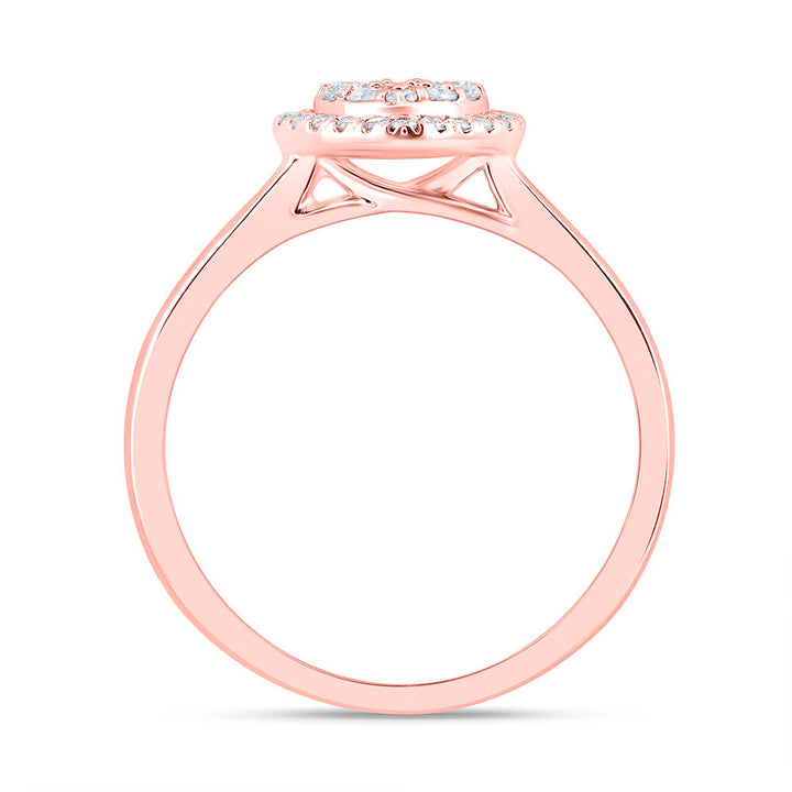 1/3CTW-NAT DIA CN FASHION HEART RING 7 Daisy Joyeria