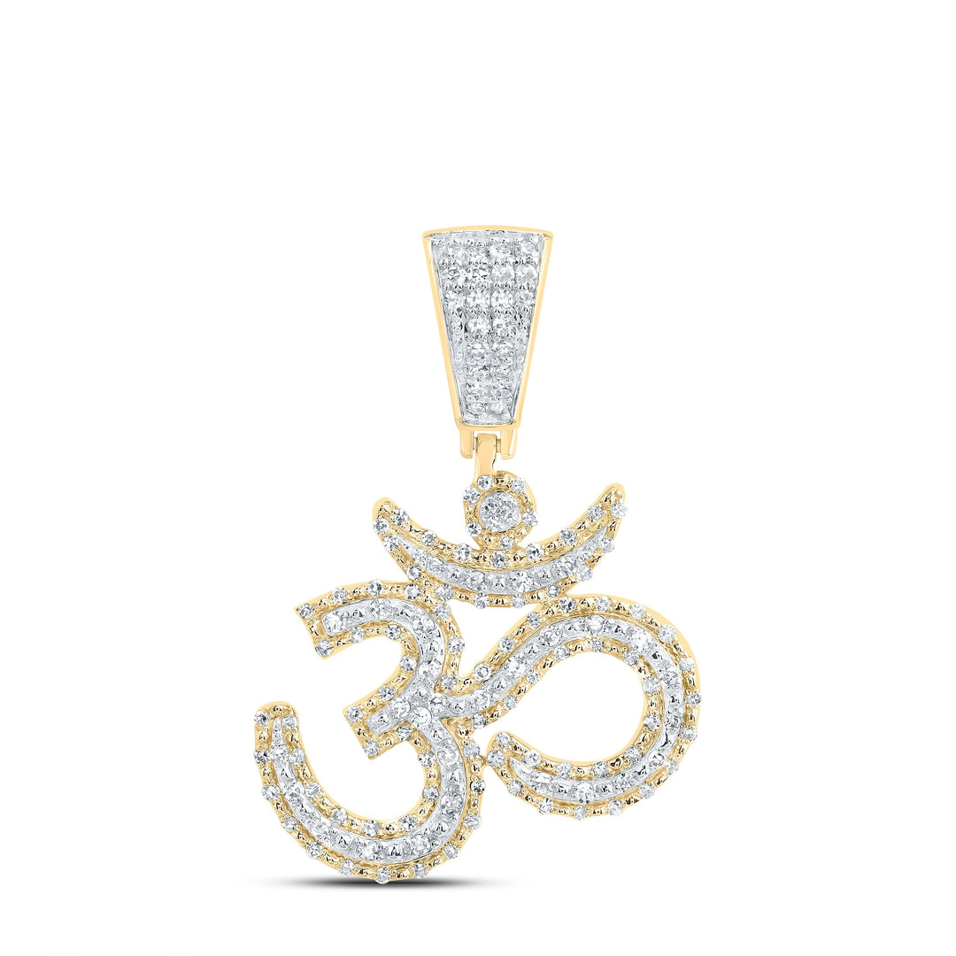 3/8CTW-NAT DIA NK FASHION OM PENDANT Daisy Joyeria