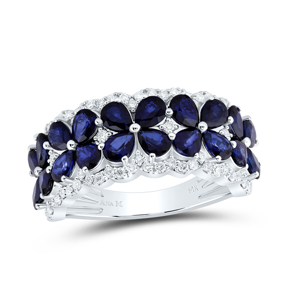1/2CTW-NAT DIA ANA M 3 3/8CTW PS-BS NAT GEM RING 7 Daisy Joyeria