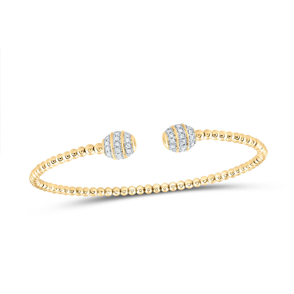 1/4CTW-NAT DIA CN FASHION BANGLE (65X52 MM) Daisy Joyeria