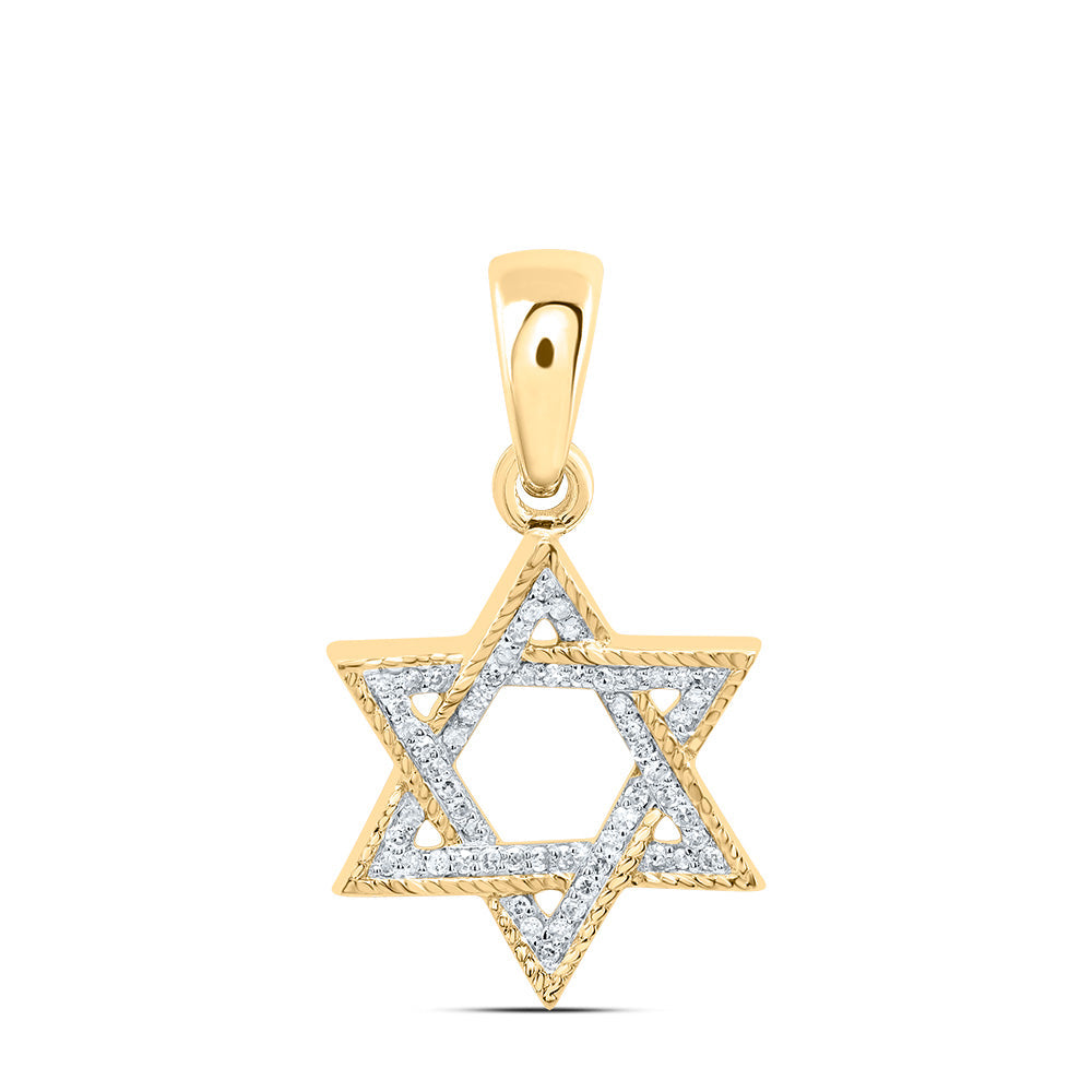 1/5CTW-NAT DIA P1 GIFT STAR PENDANT Daisy Joyeria