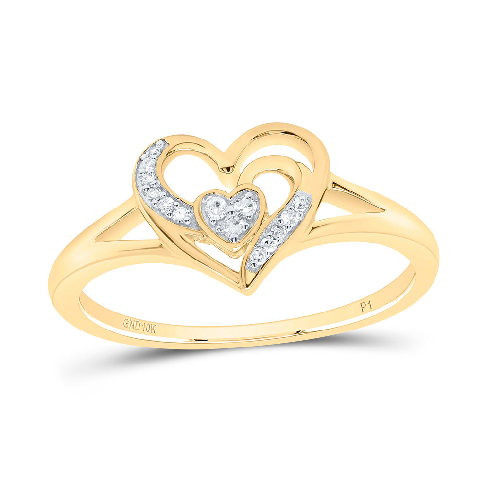 1/20CTW-NAT DIA P1 GIFT HEART RING 7 Daisy Joyeria
