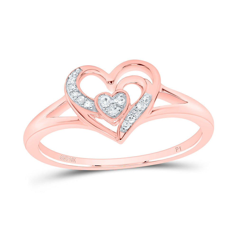 1/20CTW-NAT DIA P1 GIFT HEART RING 7 Daisy Joyeria