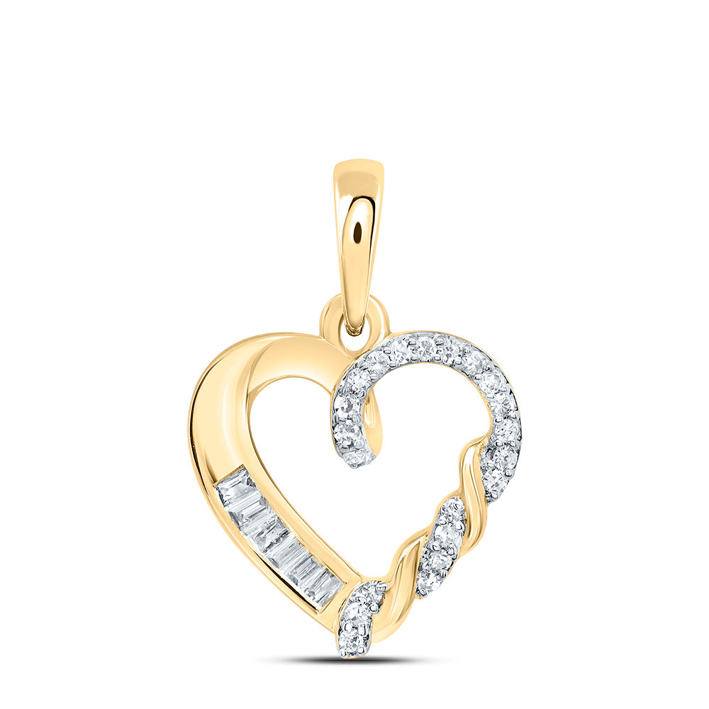 1/12CTW-NAT DIA CN GIFT HEART PENDANT Daisy Joyeria